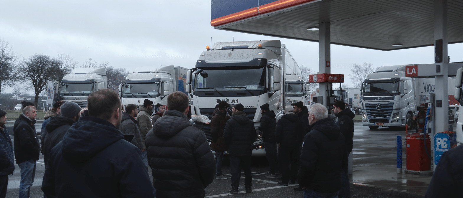 les routiers annoncent une mobilisation d&egrave;s samedi contre la hausse du prix du gazole, malgr&eacute; les mesures gouvernementales mises en place pour att&eacute;nuer l'impact.
