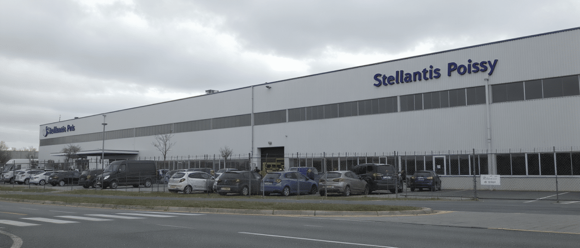 Stellantis annonce l&rsquo;arr&ecirc;t de la production automobile &agrave; Poissy en raison d&rsquo;une surcapacit&eacute; industrielle