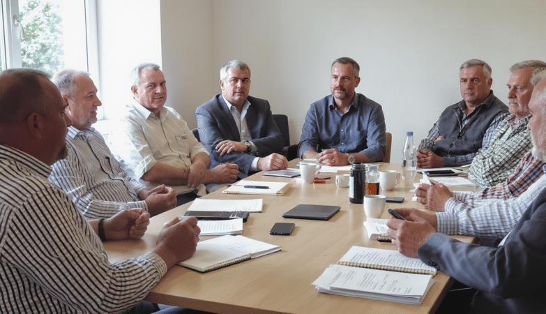 les repr&eacute;sentants du patronat et des syndicats s'efforcent de relancer le dialogue social afin de promouvoir un agenda social autonome, favorisant la collaboration et le progr&egrave;s dans les relations professionnelles.