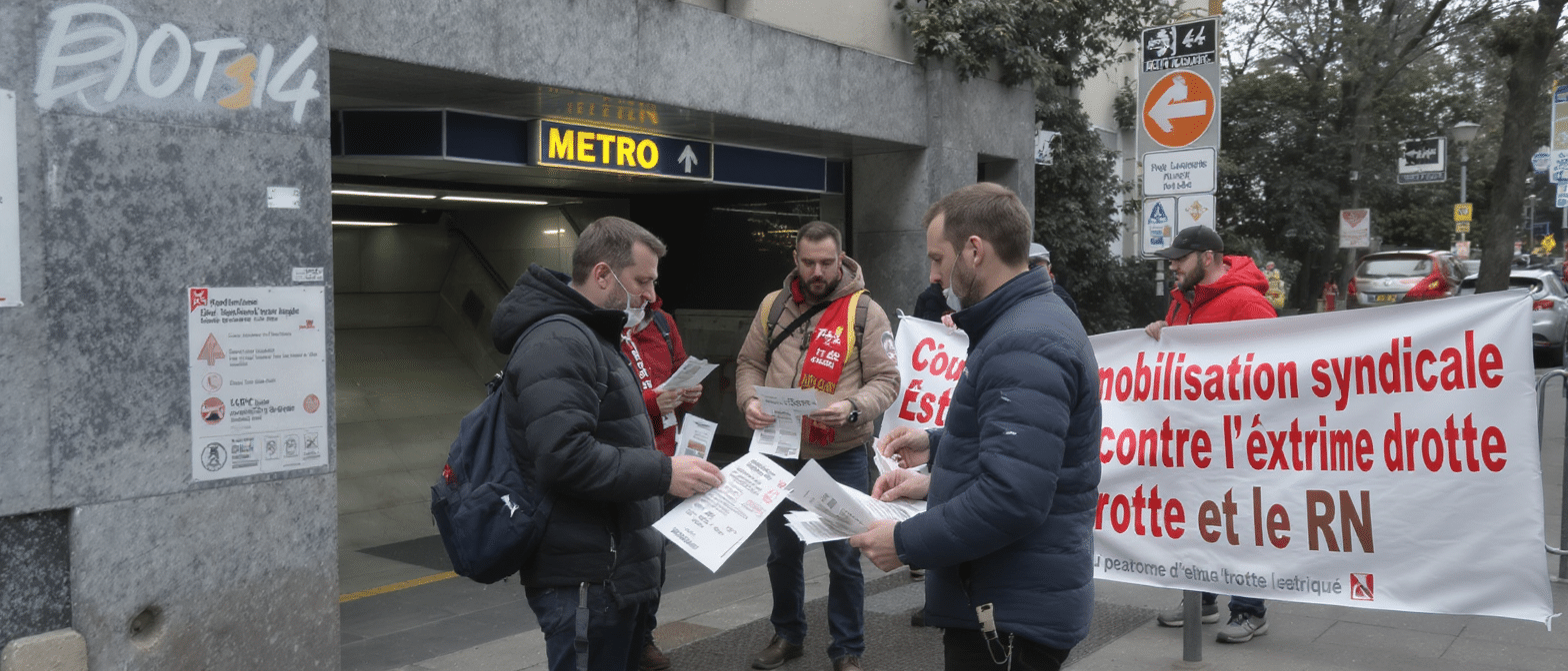 pr&eacute;sidentielle 2027 : alors que l'extr&ecirc;me droite progresse en europe, les syndicats se mobilisent pour contrer le rassemblement national et d&eacute;fendre leurs valeurs.