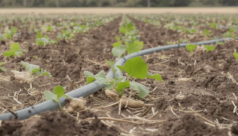 s&eacute;cheresse extr&ecirc;me impacte lourdement la production mara&icirc;ch&egrave;re malgr&eacute; l'irrigation, avec une mortalit&eacute; importante des jeunes plants, mena&ccedil;ant la s&eacute;curit&eacute; alimentaire.